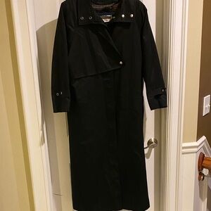 Vintage Braedair Black Trench Coat